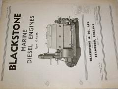 Blackstone - Marine Diesel Engines - prospekt