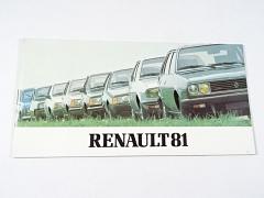 Renault 1981 - prospekt