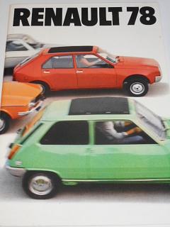 Renault 4, 5, 6, 12, 14, 15, 16, 17, 20, 30, Rodéo, 5 Alpine, Alpine A310 V6 -1978 - prospekt