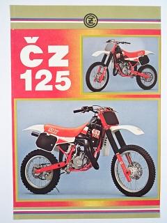 ČZ 125 typ 519 - 1990 - prospekt