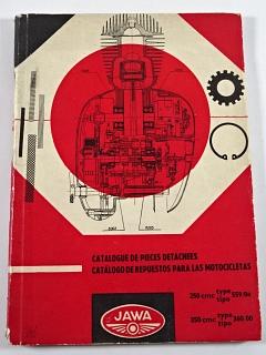 JAWA 250/559/04, 350/360/00 - 1964 - catalogue de pieces detachees - catálogo de repuestos para las motocicletas