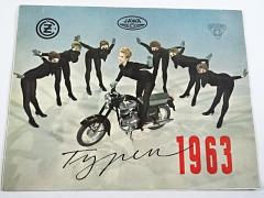 JAWA, ČZ, Manet, Stadion - Typen 1963 - prospekt - Motokov