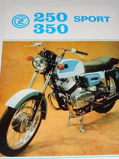 ČZ 250, 350 sport - 471-1, 472-1 - 1976 - prospekt