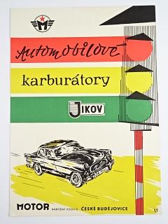 Jikov - automobilové karburátory - prospekt - 1962