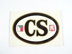 CS - samolepka