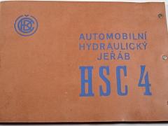 Tatra 111 - HSC 4 - automobilní hydraulický jeřád - katalog náhradních dílů - ČKD