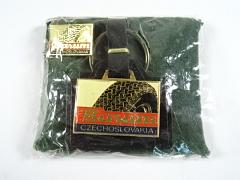 Barum Czechoslavakia - Motokov - přívěsek na klíče + odznak