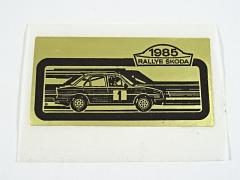Rallye Škoda 1985 - samolepka