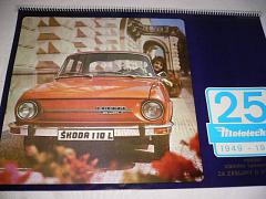 Mototechna - 1949-1974 - nástěnný kalendář