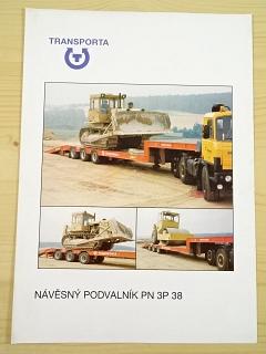 Transporta - návěsný podvalník PN 3P 38 - prospekt - Tatra 815