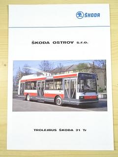 Škoda 21 Tr - trolejbus - prospekt - Škoda Ostrov s. r. o.