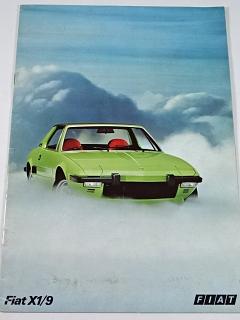 Fiat X 1/9 - prospekt