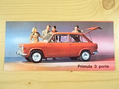 Autobianchi Primula 3 porte - prospekt - leták