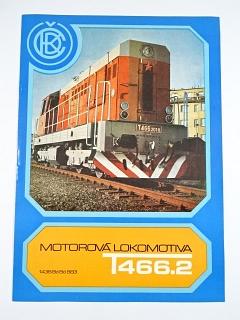 ČKD - motorová lokomotiva T 466.2 - prospekt