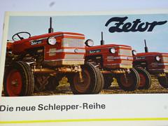 Zetor 2511,3511,4511, 5511, 3513,3545, 3516, 5647 - prospekt - Die neue Schlepper - Reihe