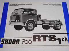 Škoda 706 RTS 1 ch - prospekt - Motokov