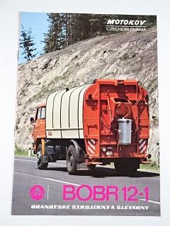 Liaz Š 110.83 - Bobr 12-1 komunální automobil - prospekt - BSS - Motokov