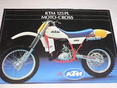 KTM 125 PL Moto-cross - prospekt