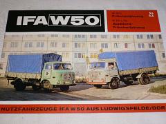 IFA W 50 L Pritschenfahrzeug - 1974 - prospekt