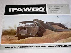 IFA W 50 LA/Z 3 SK 5 - ND Dreiseitenkipper - 1973 - prospekt