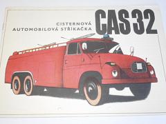 Tatra 148 CAS 32 cisternová automobilová stříkačka - prospekt - 1977