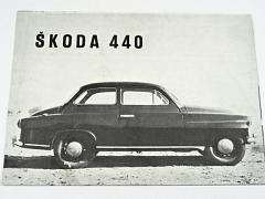 Škoda 440 - 1956 - prospekt - Motokov