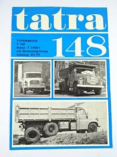 Tatra 148 - Typenreihe T 148 - Motor: T 2-928-1 mit Direkteinspritzung Leistung: 212 PS - prospekt - Motokov