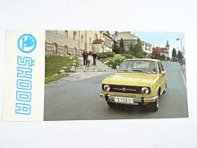 Škoda 120 L - pohlednice - Motokov
