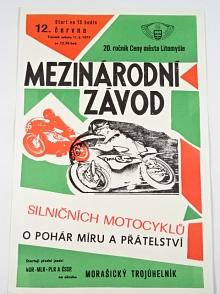 Morašický trojúhelník - Litomyšl - 12 června 1977 - plakát - leták