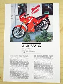 JAWA 350 typ 640 - prospekt