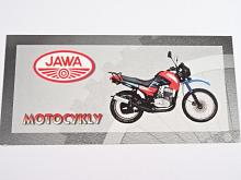 JAWA  - 50/585, 586, 125/810, 125/810.5, 350/639.2 chopper, 350/640 Tramp, styl, policie, sport, delivery - prospekt