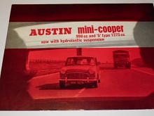 Austin mini - cooper - prospekt