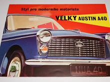 Austin - Velký Austin A 40 - prospekt - česky