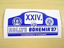 XXIV. Rallye Bohemia 1997 - samolepka
