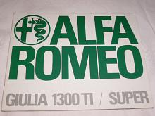 Alfa Romeo - Giulia 1300 TI/Super - prospekt