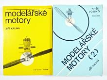 Modelářské motory - Jiří Kalina - 1. + 2. díl - 1980, 1983
