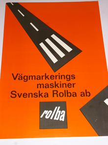 Rolba - Vägmarkerings maskiner Svenska Rolba ab - prospekt