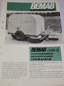 Bemab 1200 B sopmaskiner - prospekt