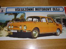 Škoda 110 LS - Benzina - Super Mogul - plakát