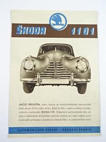 Škoda 1101 - Tudor, Cabriolet - prospekt