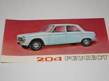 Peugeot 204 - 1967 - prospekt