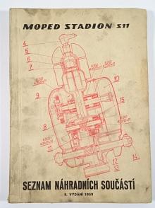 Stadion S 11 moped - 1959 - seznam náhradních součástí