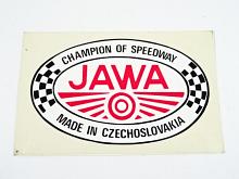 JAWA Champion of Speedway - Made in Czechoslovakia - samolepka