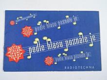 Radiotechna - system Telefunken - Viola, Song, Arie, Hymnus, Big Ben, Choral - prospekt