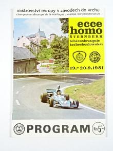 Ecce homo Šternberk - 19. - 20. 9. 1981 - program