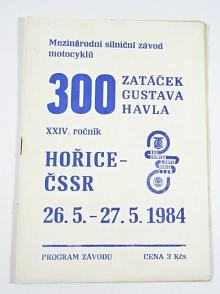 300 zatáček Gustava Havla - Hořice - 1984 - program