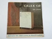 Calex 120 de luxe - návod na obsluhu a používanie