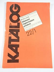 Katalog - Vybavení hygienických prostorů - 22/1 - Československý katalog pro výstavbu - 1991 - umývadlo, výlevka, vana, bidet, mísa záchodová...