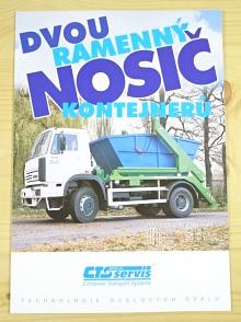 Dvouramenný nosič kontejnerů - CTS Servis Okřínek - Liaz - Škoda