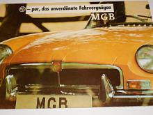 MG - MGB - pur, das unverdünnte Fahrvergnügen - prospekt